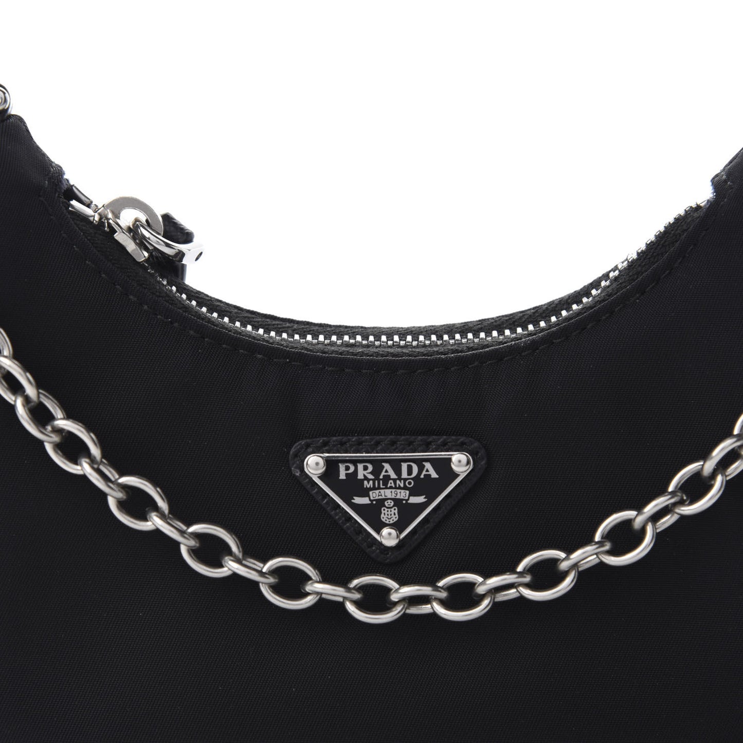 Tessuto Nylon Mini Re-Edition 2000 Shoulder Bag Black