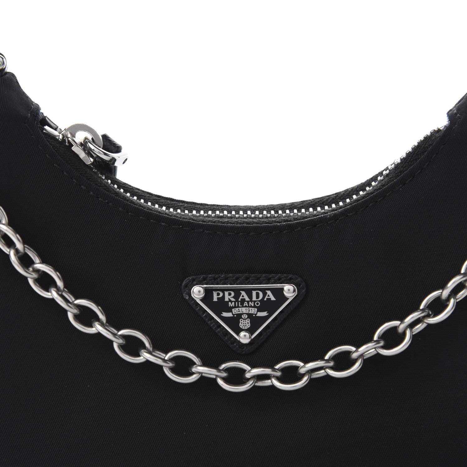 Prada Tessuto Nylon Mini Re-Edition 2000 Shoulder Bag Black 12 of 13