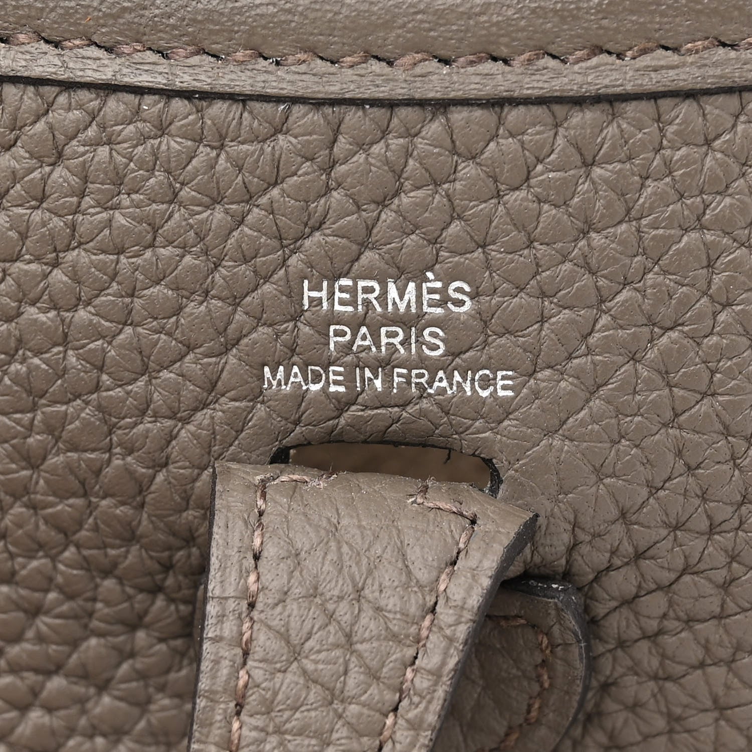 Hermes Taurillon Clemence Evelyne TPM Etain 6 of 10