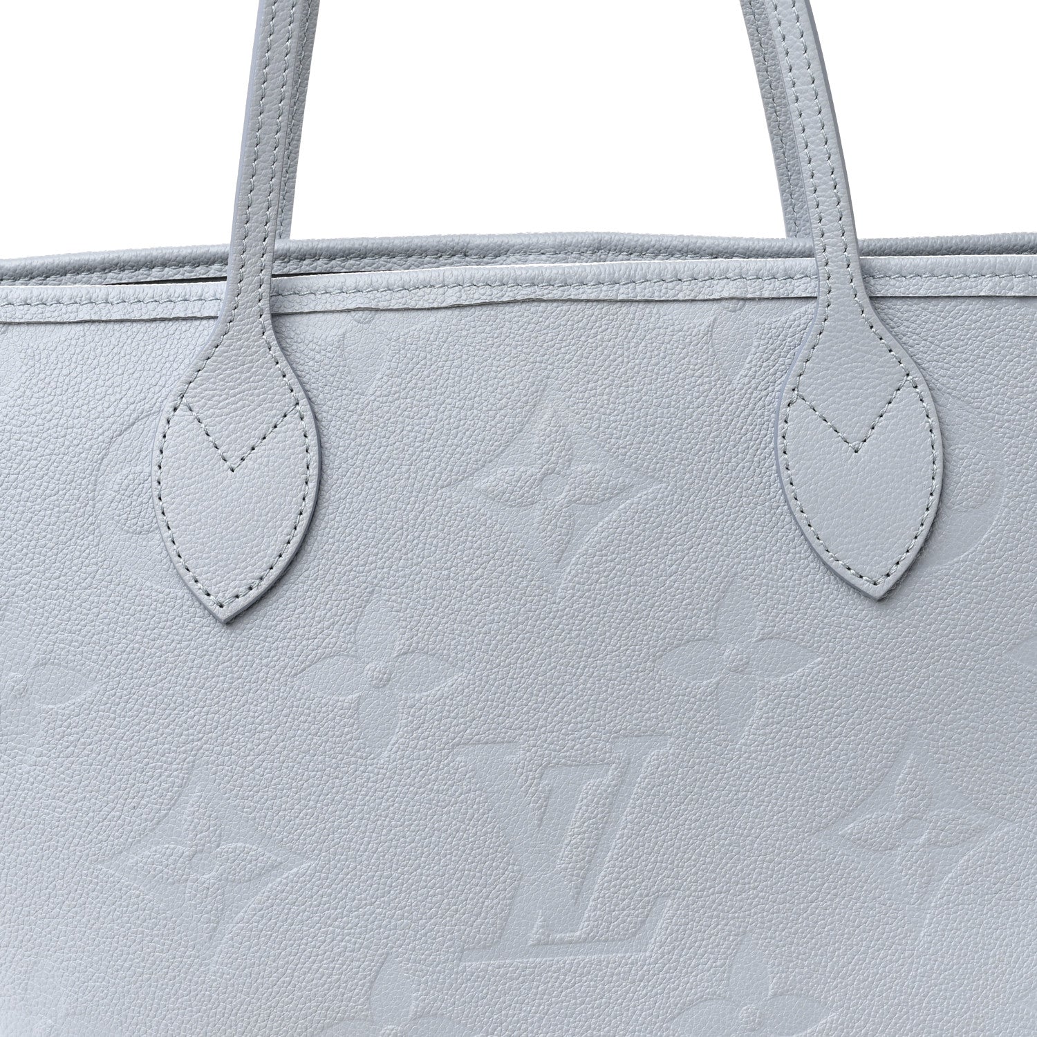 Louis Vuitton Empreinte Monogram Giant Neverfull MM Blue Hour 7 of 9