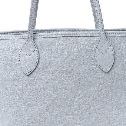 Louis Vuitton Empreinte Monogram Giant Neverfull MM Blue Hour 7 of 9