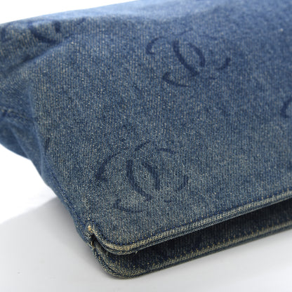 Chanel Denim CC Pouch Blue 10 of 11