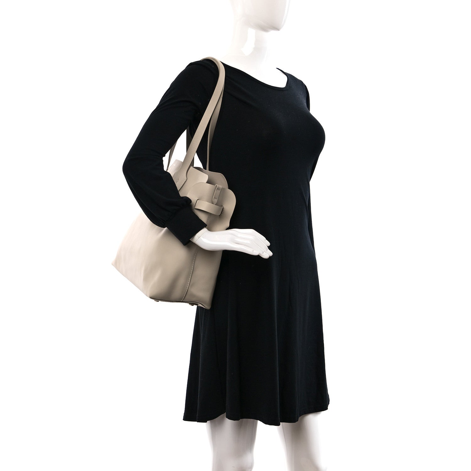 Burberry Soft Calfskin Medium Belt Bag Limestone 2 of 17