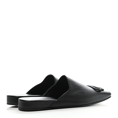 Balenciaga Smooth Calfskin Cozy BB Flat Carrera Mules 37 Black 4 of 9