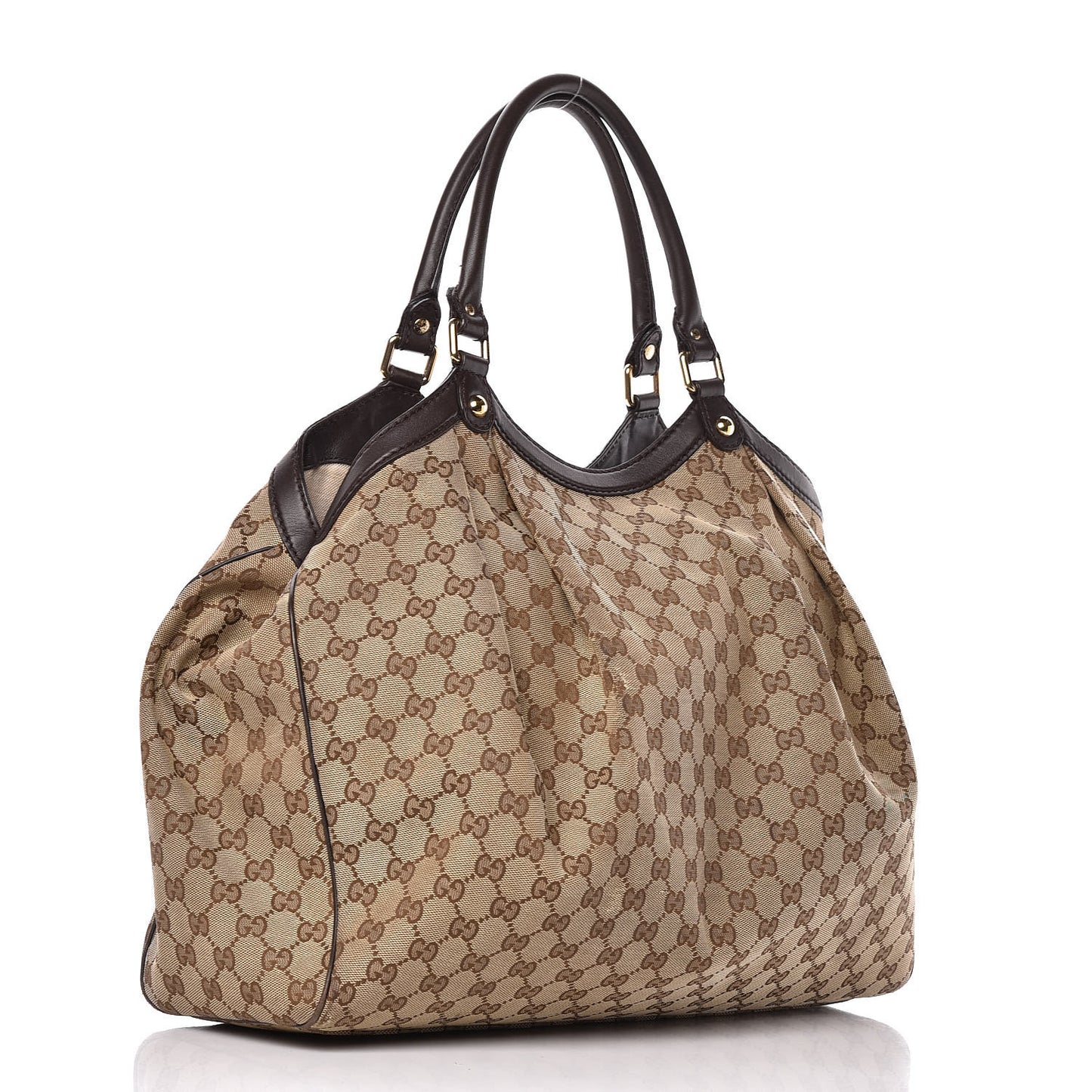 Monogram Large Sukey Tote Dark Brown