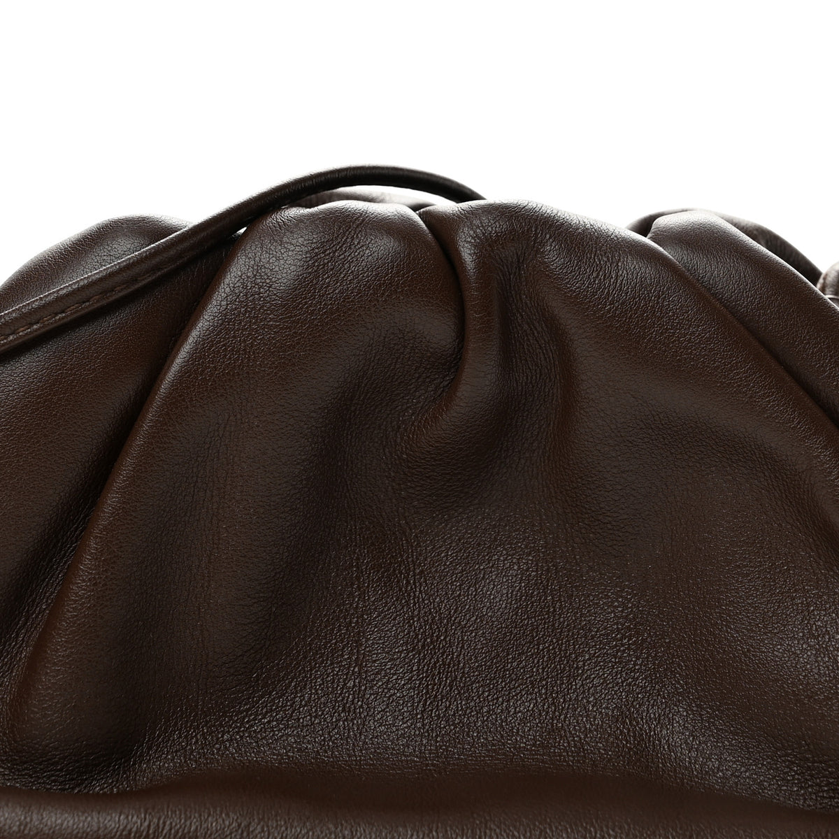 Butter Calfskin The Mini Pouch Brownie