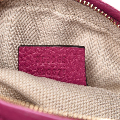 Gucci Cellarius Calfskin Mini Soho Chain Bag Bright Bouganville 7 of 7