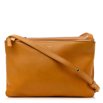 Celine Lambskin Small Trio Crossbody Bag Sunflower 1 of 15