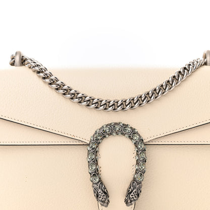 Gucci Textured Calfskin Crystal Small Dionysus Shoulder Bag Mystic White 9 of 12