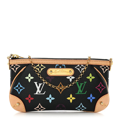 Louis Vuitton Monogram Multicolor Pochette Milla MM Black 1 of 11