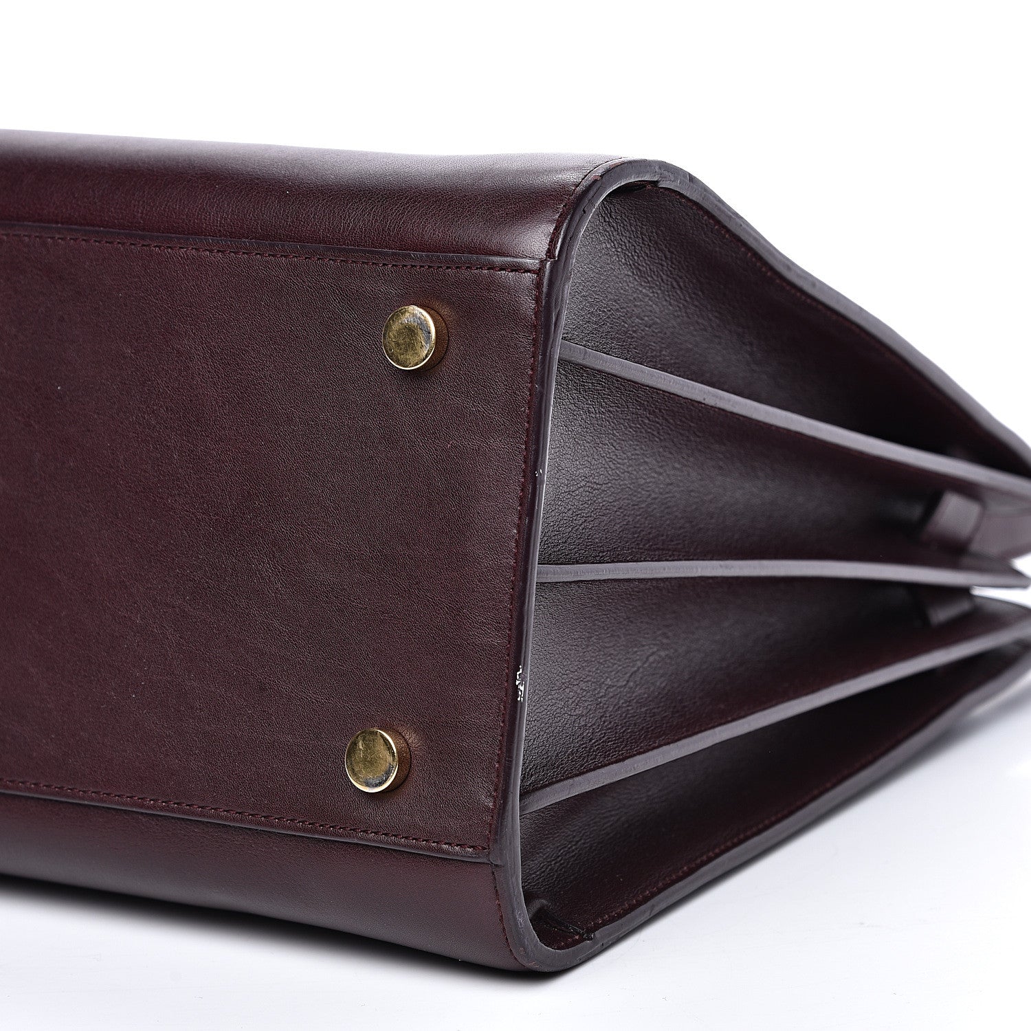 Saint Laurent Calfskin Small Sac De Jour Bordeaux 10 of 14