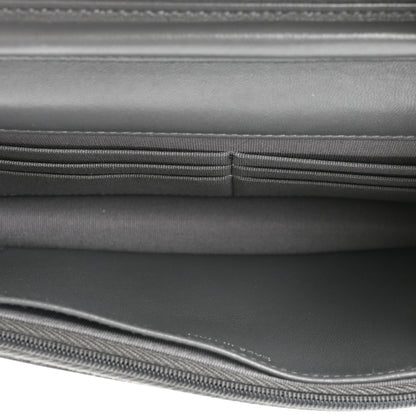 Chanel Lambskin Quilted Wallet On Chain WOC Grey 5 of 13