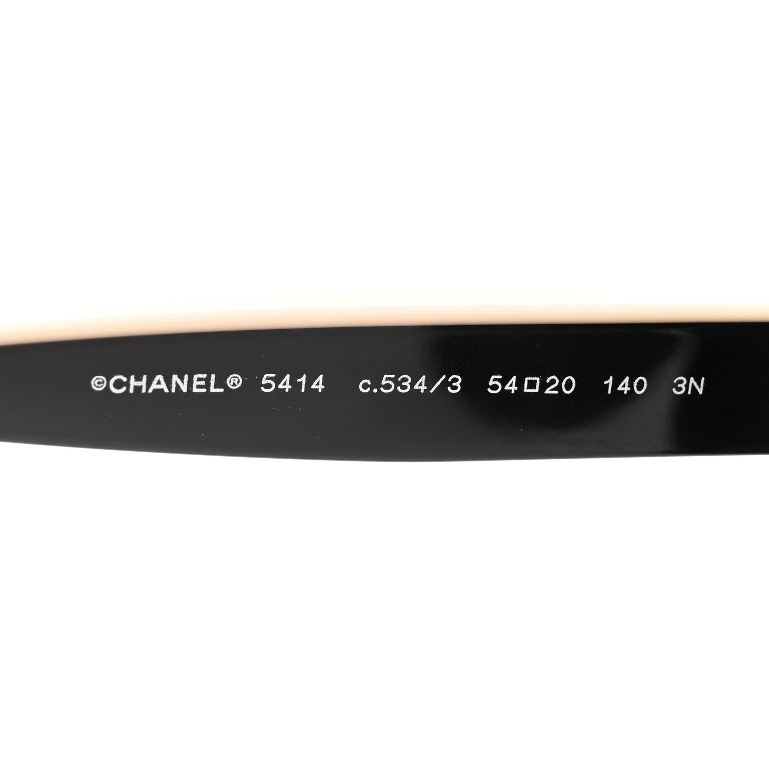 Chanel Acetate CC Butterfly Sunglasses 5414 Black Beige 5 of 7
