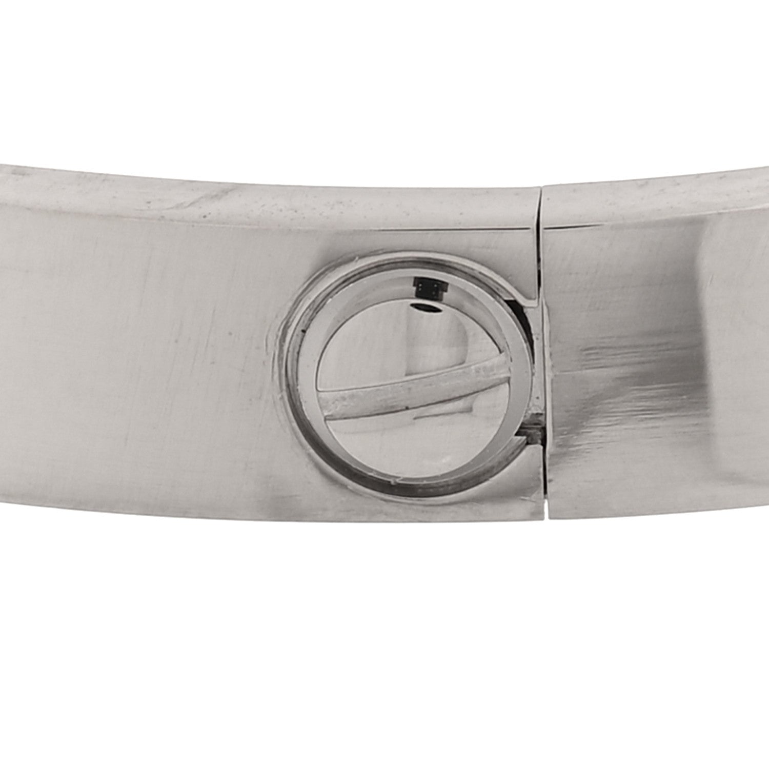 Cartier 18K White Gold LOVE Bracelet 18 7 of 7