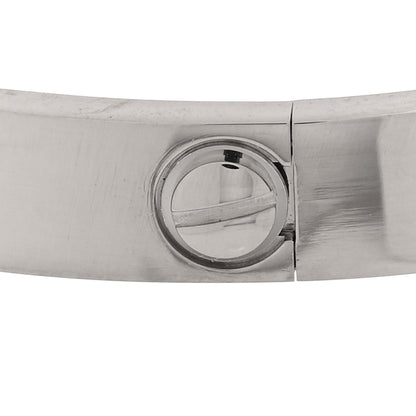 Cartier 18K White Gold LOVE Bracelet 18 7 of 7