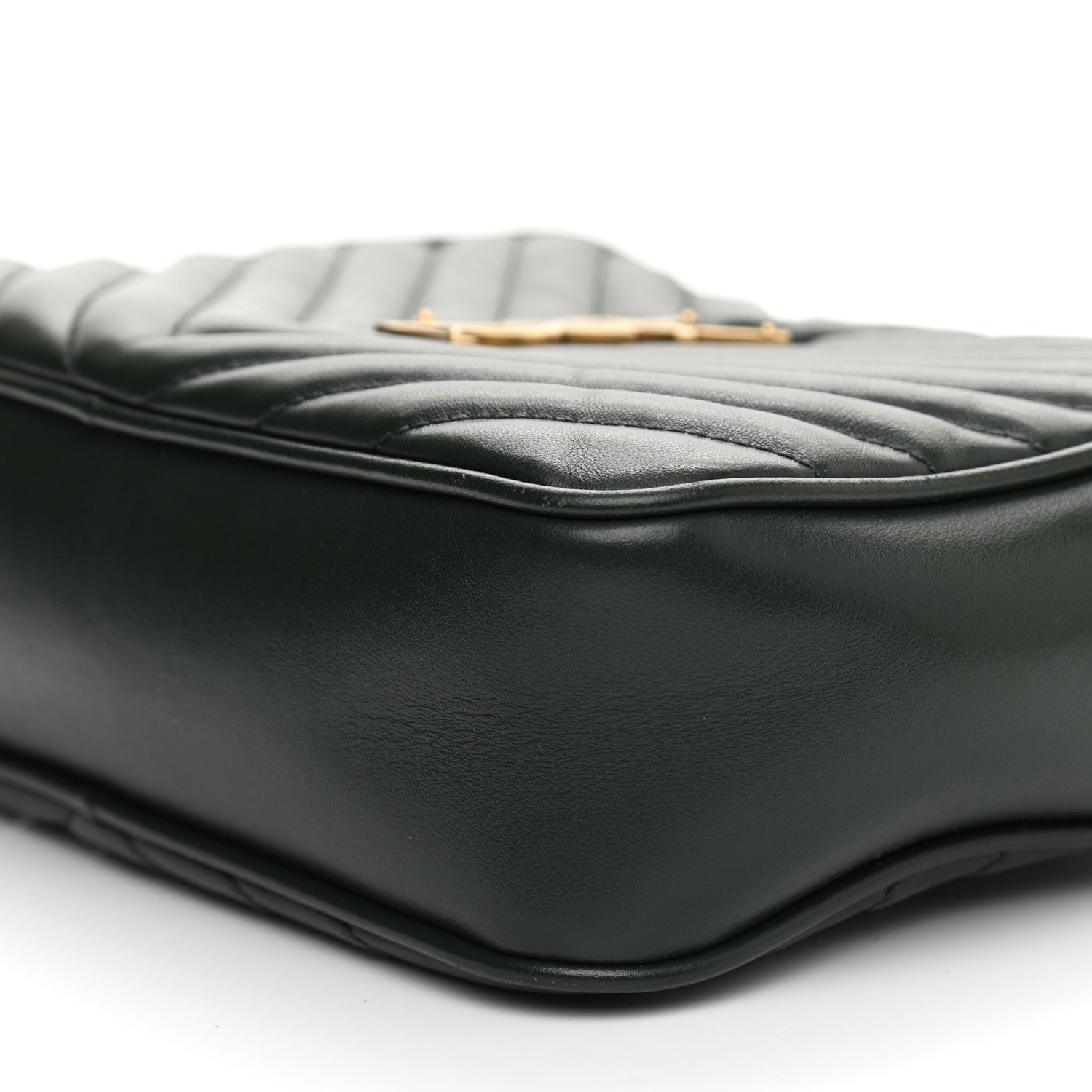 Saint Laurent Calfskin Matelasse Monogram Lou Camera Bag Sea Turquoise 10 of 13