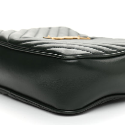 Saint Laurent Calfskin Matelasse Monogram Lou Camera Bag Sea Turquoise 10 of 13