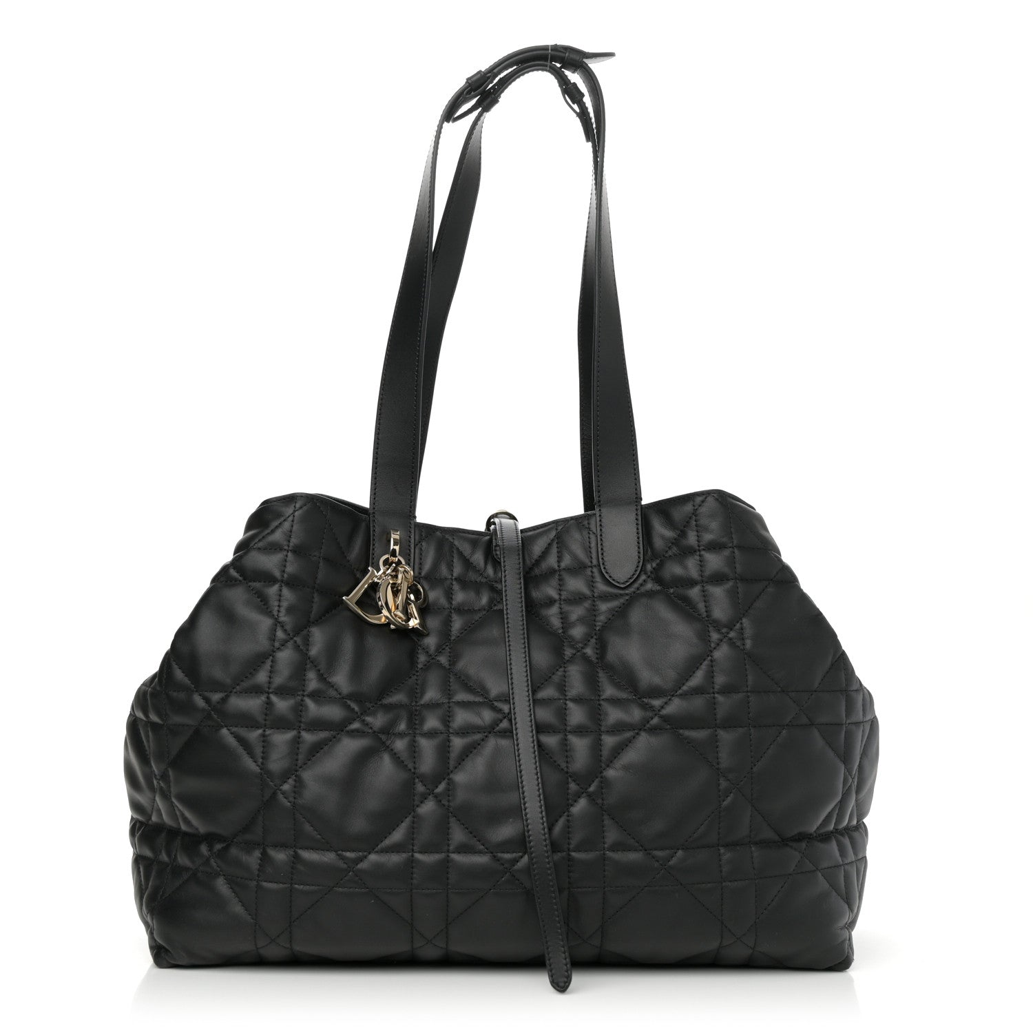 Christian Dior Calfskin Macrocannage Large Toujours Black 1 of 15