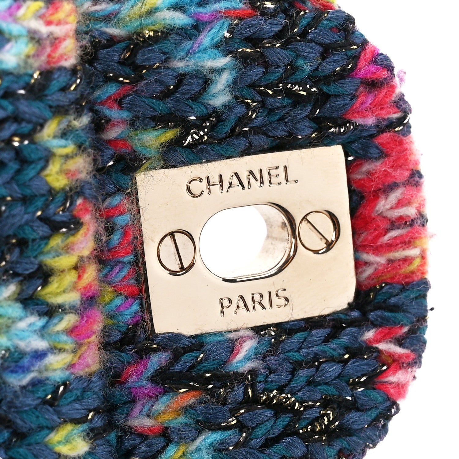 Chanel Knit Mini Rectangular Flap Multicolor 8 of 12