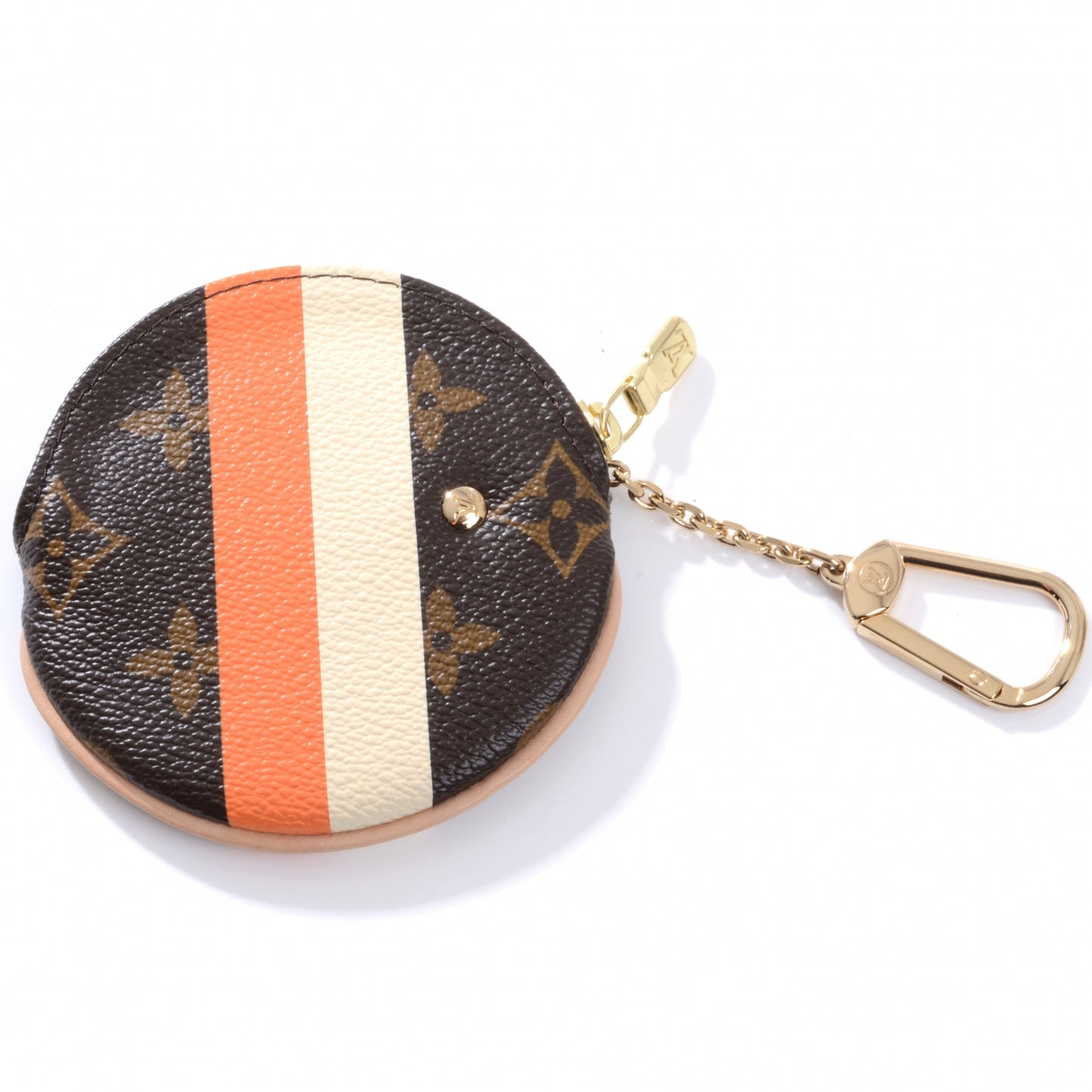 Monogram Groom Round Coin Purse