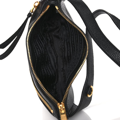 Prada Vitello Daino Small Belt Bag Black 4 of 12