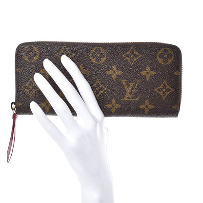Louis Vuitton Monogram Clemence Wallet Fuchsia 2 of 7