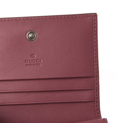 Gucci GG Supreme Monogram Blooms Card Case Beige Multicolor Dry Rose 6 of 8