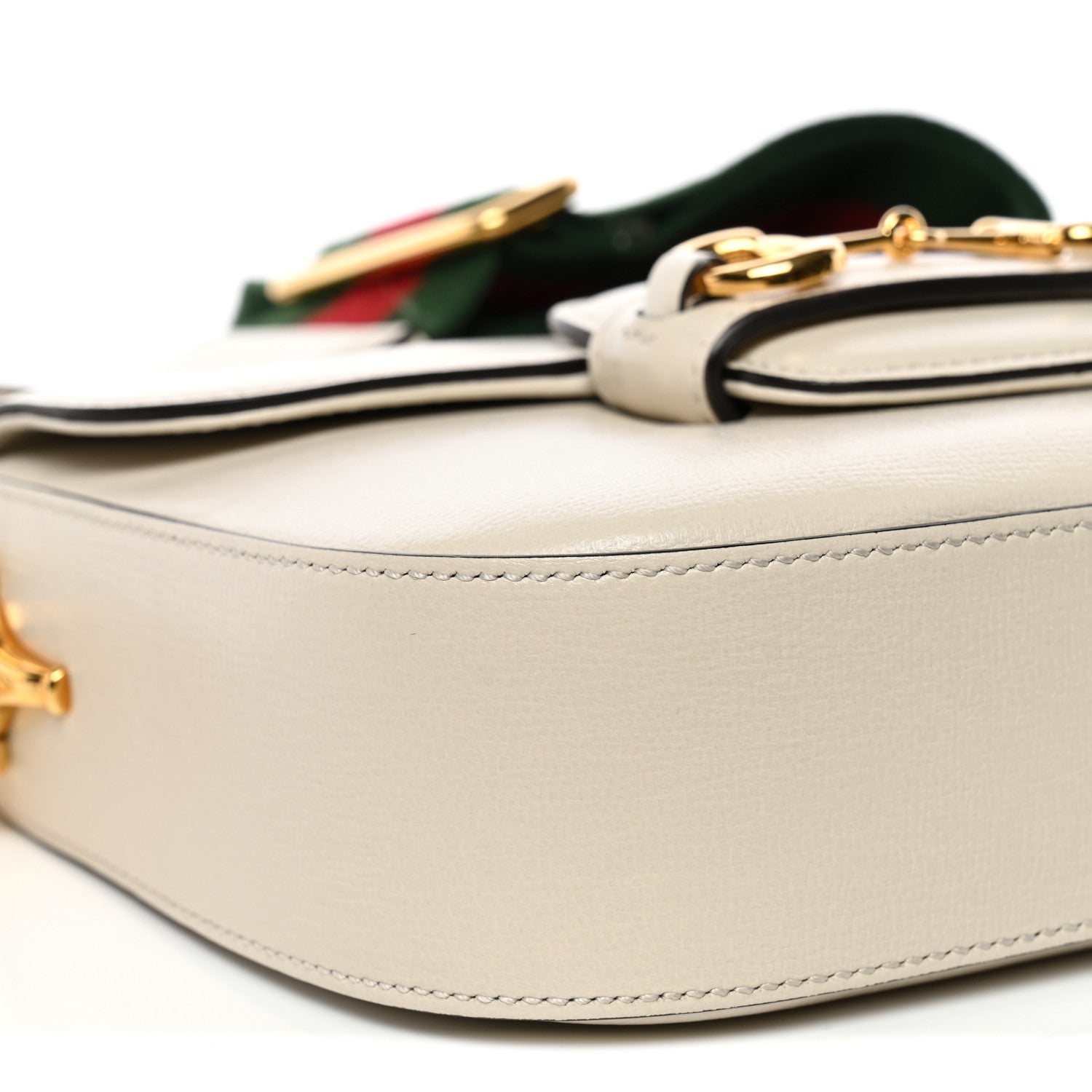 Gucci Azalea Calfskin Web Mini Horsebit 1955 Shoulder Bag Mystic