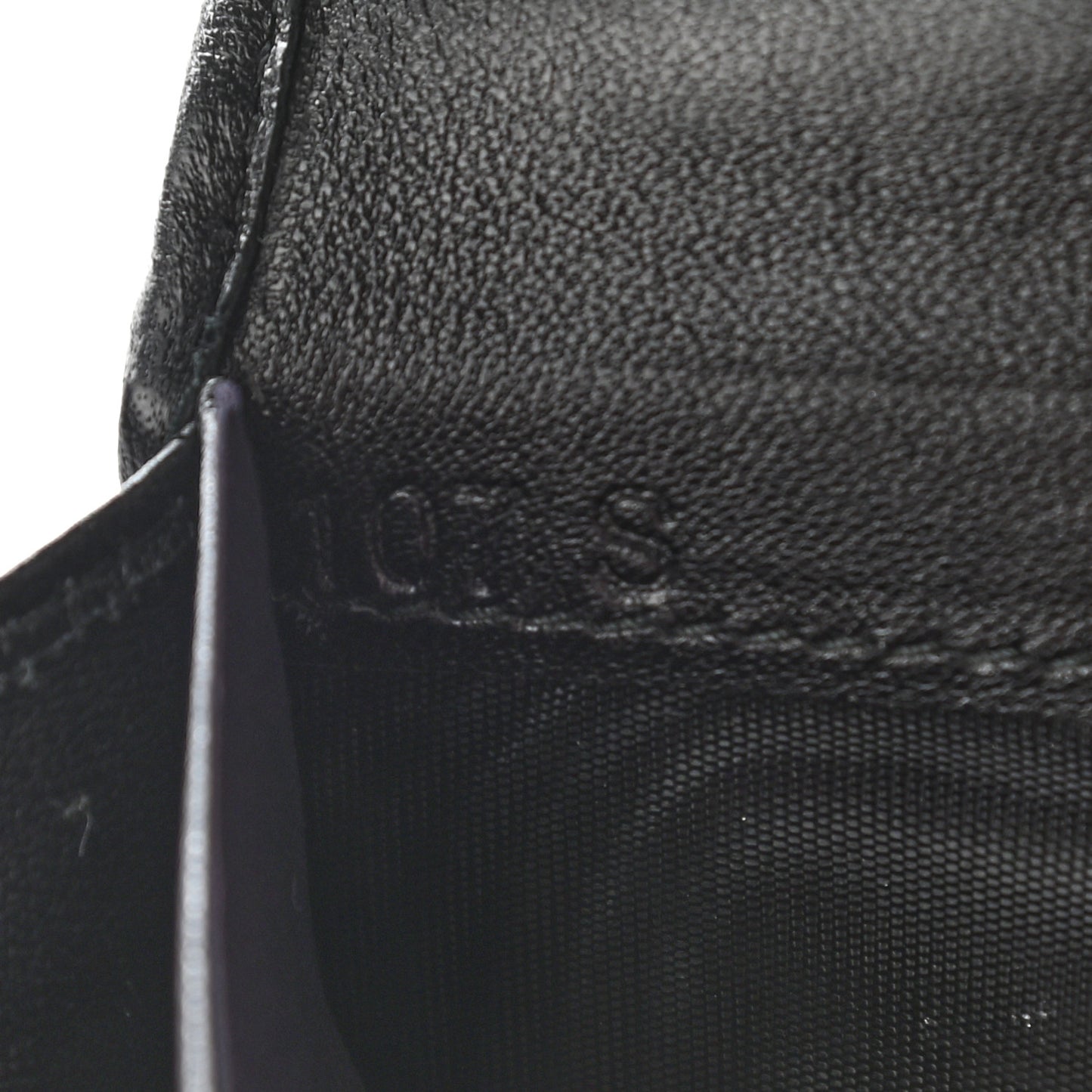 Soft Calfskin Diagramme Continental Wallet Black
