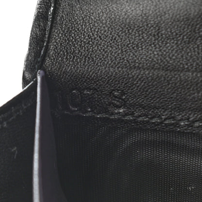 Prada Soft Calfskin Diagramme Continental Wallet Black 7 of 8