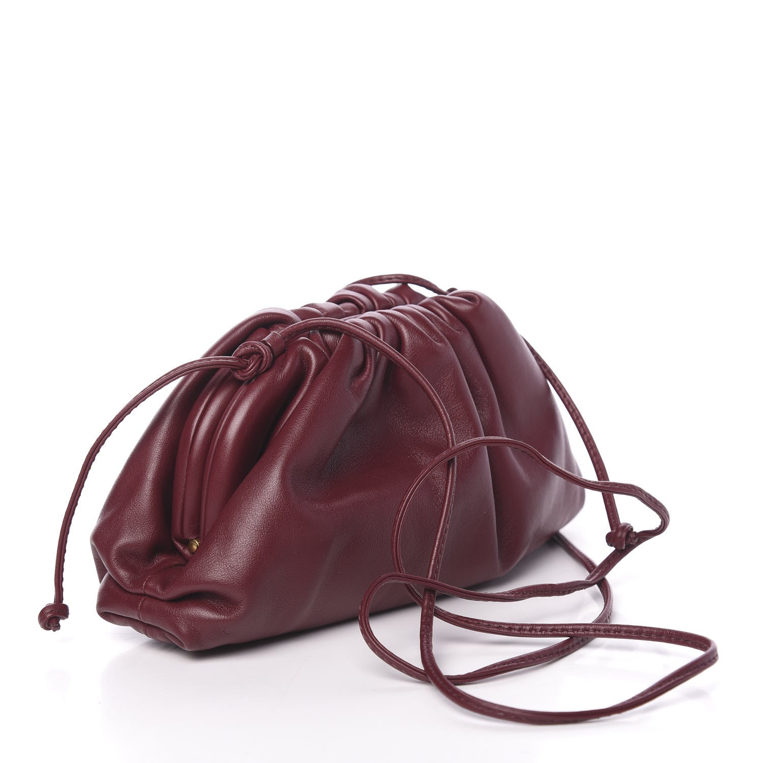 Bottega Veneta Butter Calfskin The Mini Pouch Bordeaux 3 of 9