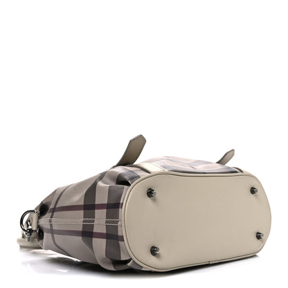 Burberry Smoked Check Small Northfield Tote Trench 4 of 15