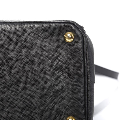 Prada Saffiano Medium Galleria Double Zip Tote Black 13 of 17
