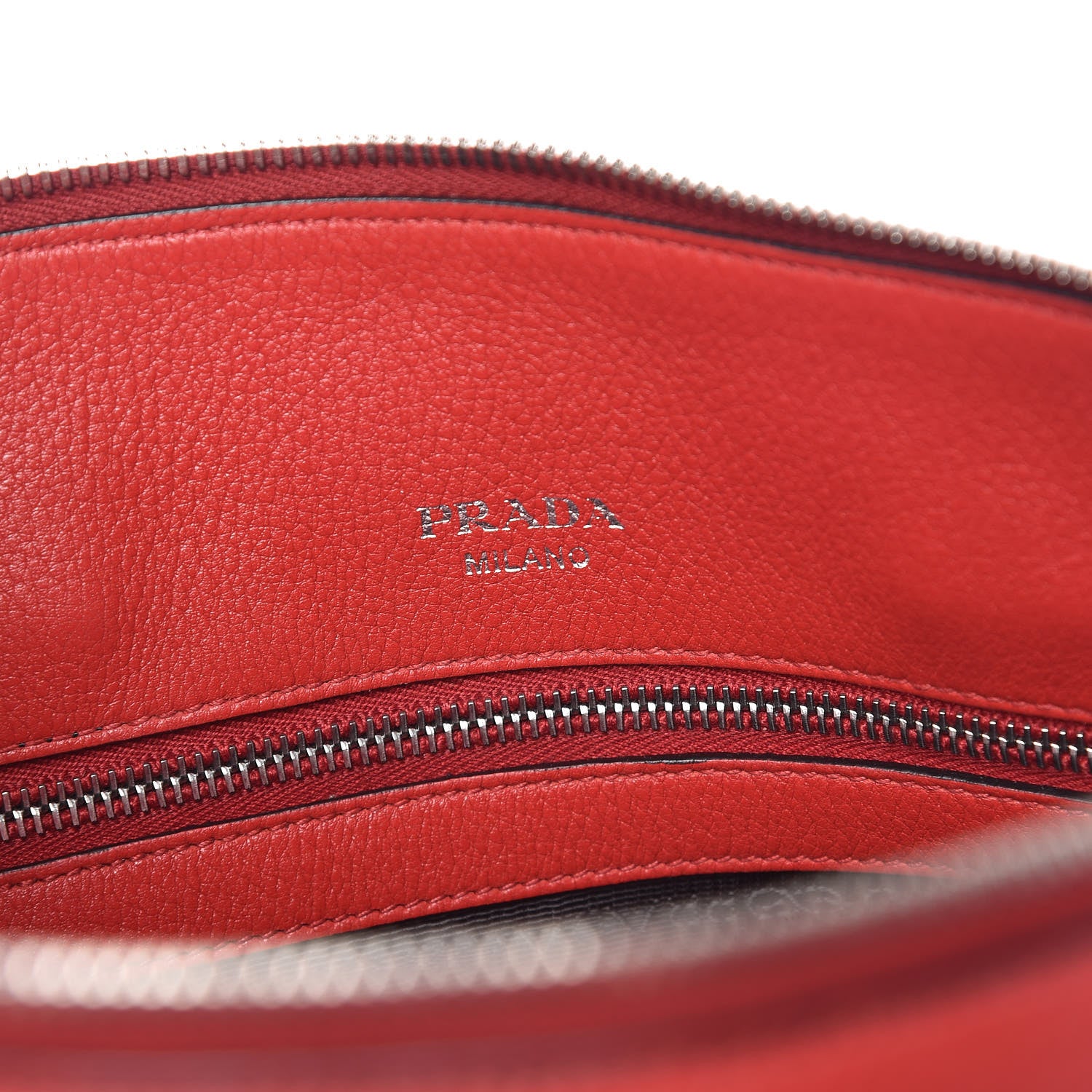 Prada Vitello Phenix Tote Rosso 7 of 11