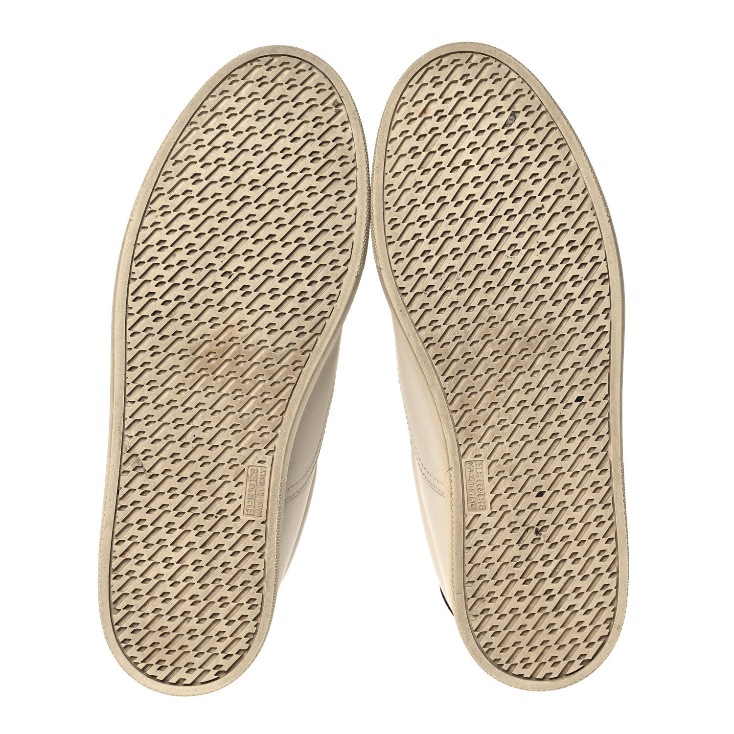 Hermes Calfskin Lizard Womens Quicker Sneakers 38 White Bordeaux 5 of 11