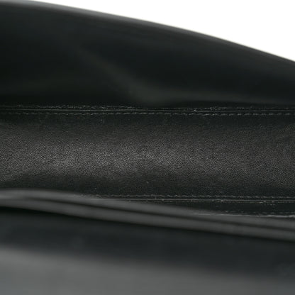 Burberry Calfskin Leopard Small Grace Bag Black 5 of 15