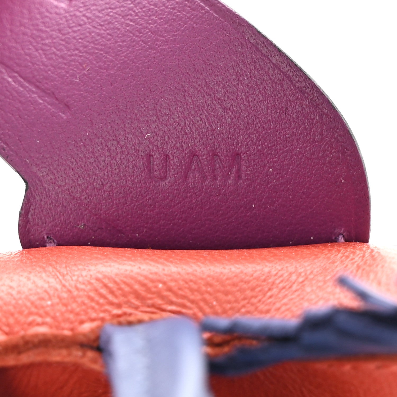 Hermes Milo Lambskin Grigri Rodeo Pegase Horse Bag Charm PM Cornaline Bleu Saphir Anemone 3 of 5