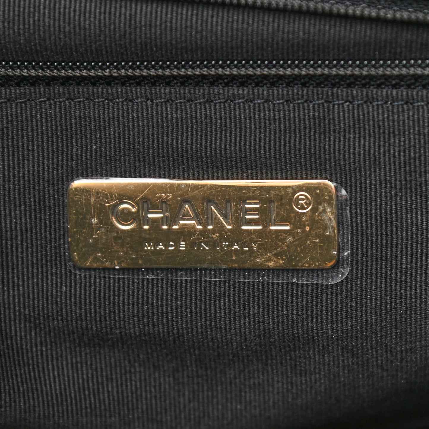 Lambskin Printed Fabric Medium Chanel 19 Flap Black Multicolor
