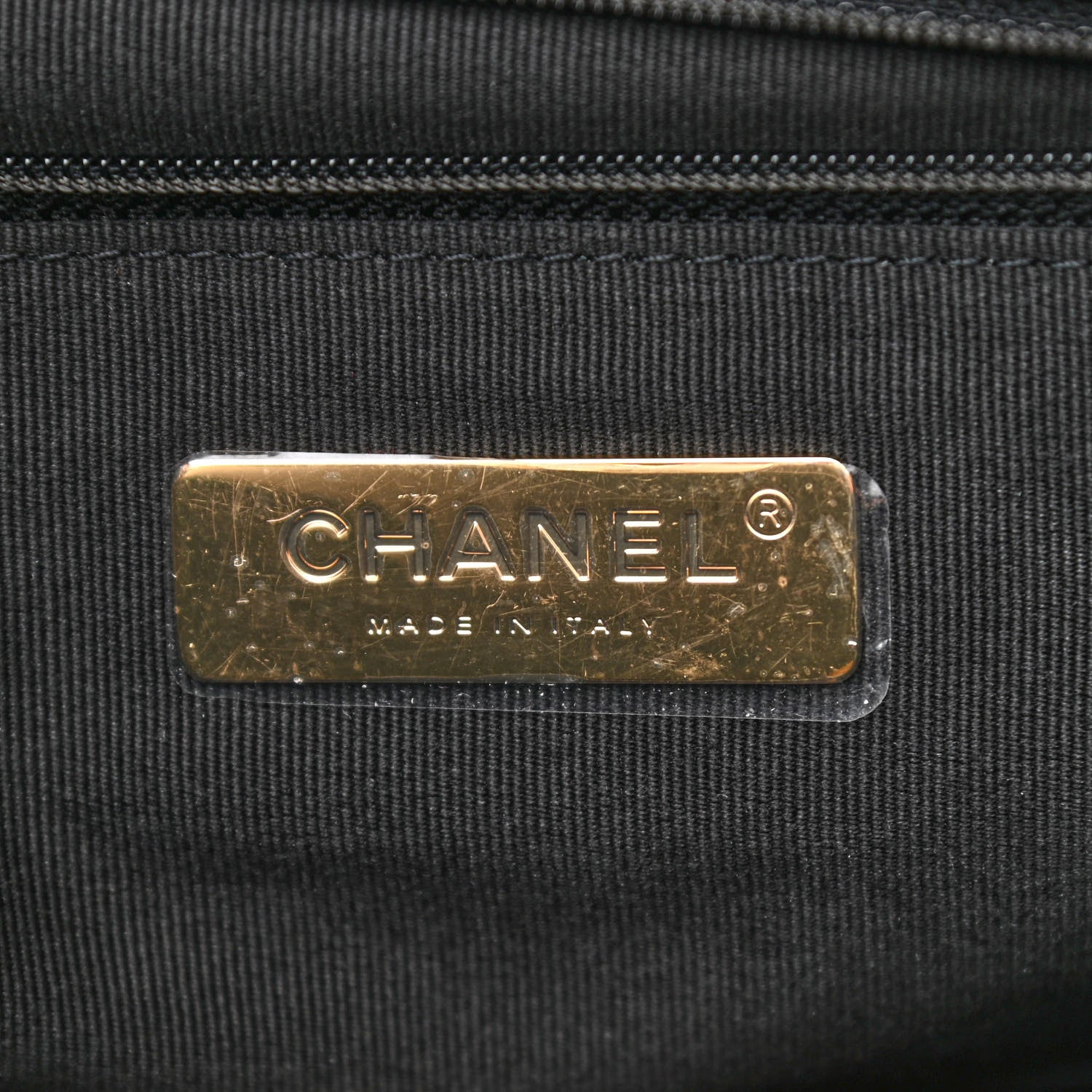 Chanel Lambskin Printed Fabric Medium Chanel 19 Flap Black Multicolor 6 of 11