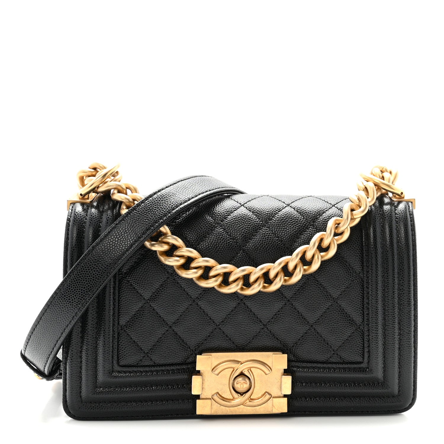 Chanel Caviar Quilted Small Boy Flap Black 1 of 11