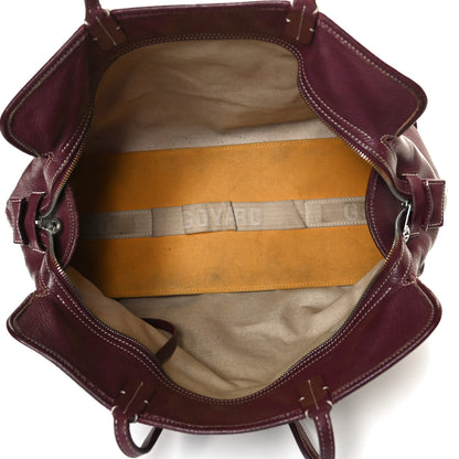 Goyard Goyardine Sac Hardy Pet Carrier PM Burgundy 5 of 13