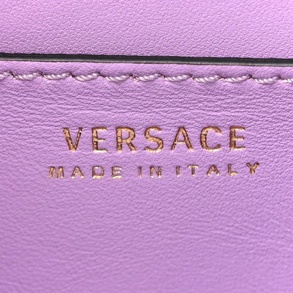 Versace Calfskin Medusa Small Top Handle Handbag Lilac 6 of 17