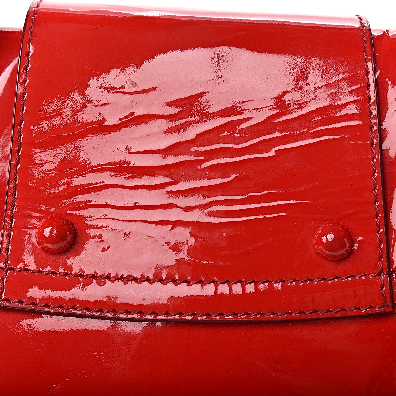 Valentino Garavani Patent Large Histoire Red 16 of 25