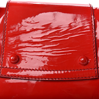 Valentino Garavani Patent Large Histoire Red 16 of 25