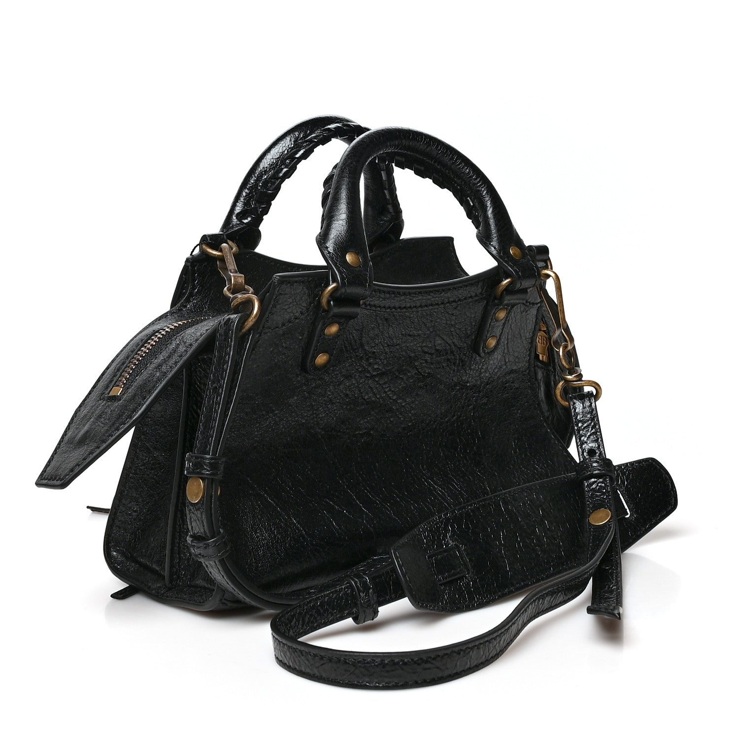 Balenciaga Agneau Neo Classic Hardware Pins Mini City Black 3 of 11