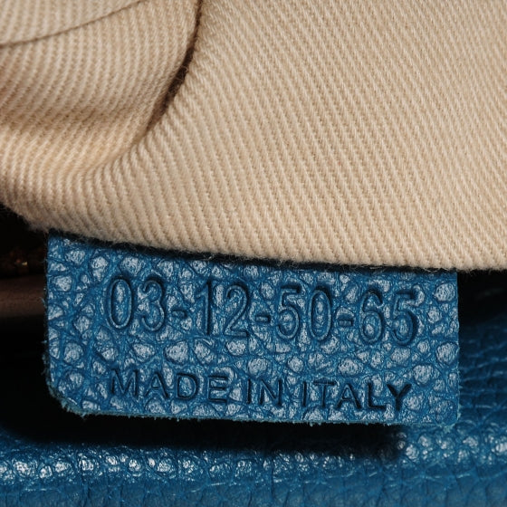 Chloe Calfskin Medium Military Paraty Peacock Blue 10 of 13
