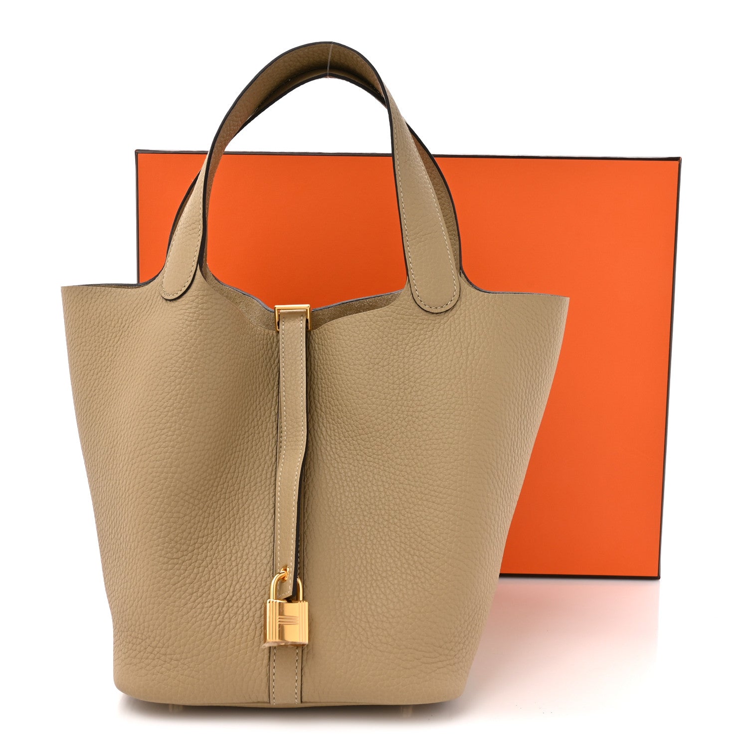 Hermes Taurillon Clemence Picotin Lock 22 MM Trench 11 of 11