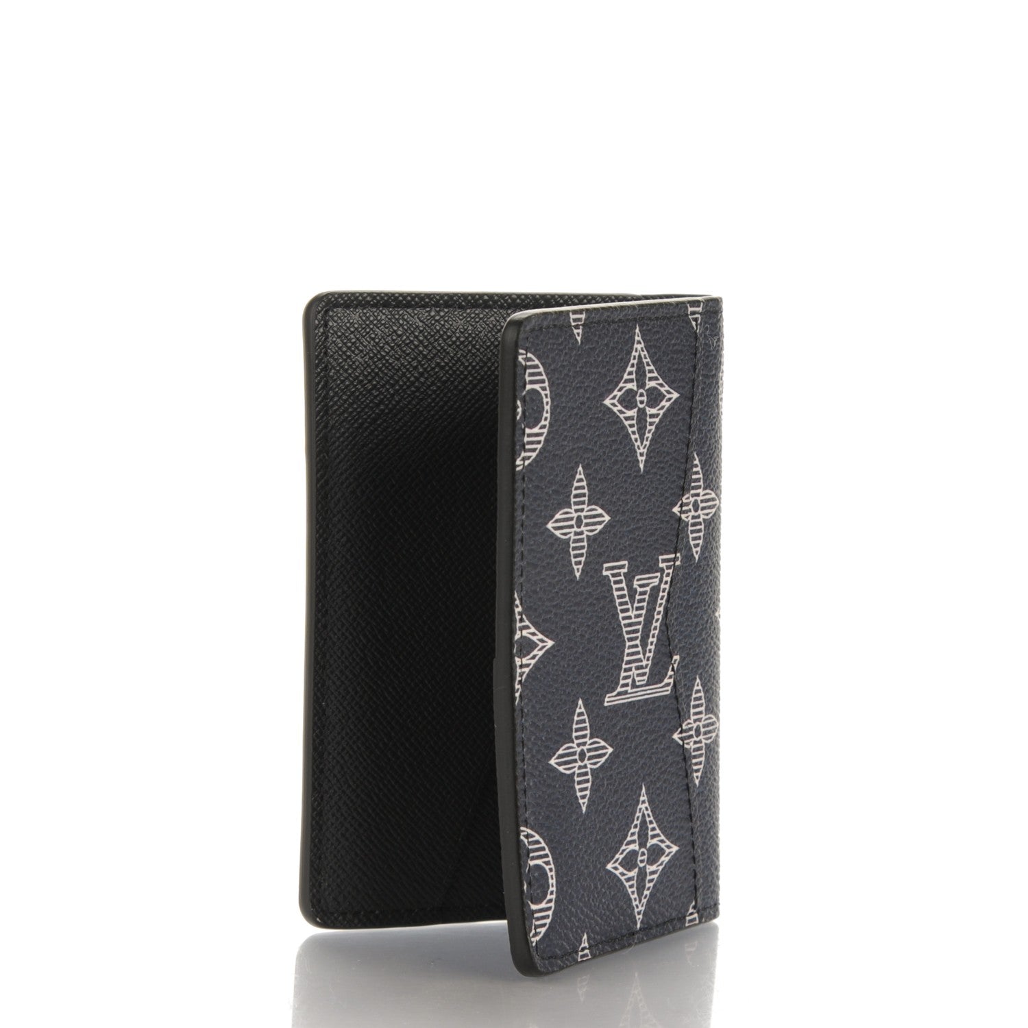 Louis Vuitton Savane Monogram Chapman Rhinoceros Pocket Organizer Encre 3 of 7