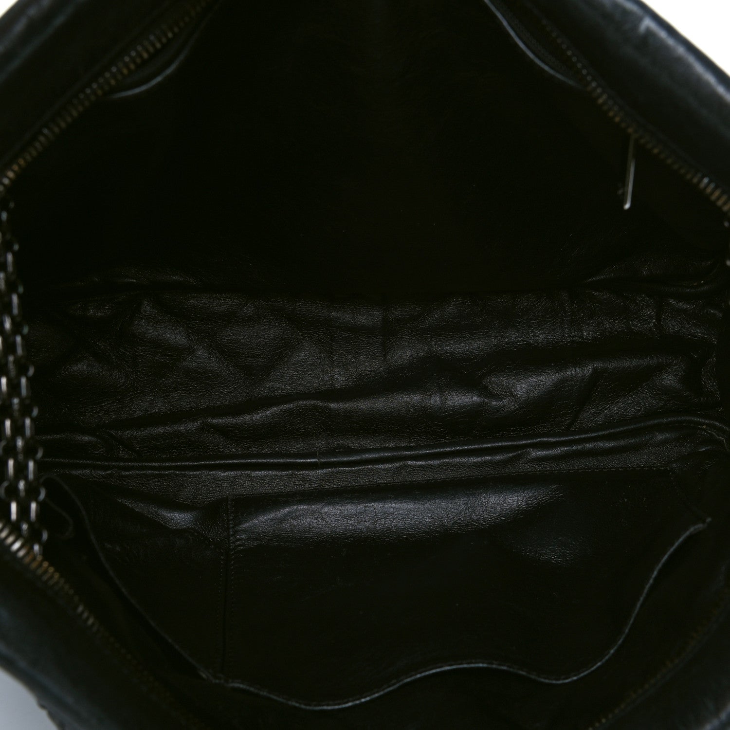 Chanel Metallic Aged Calfskin Quilted Large Reissue Camera Case Black 4 of 6