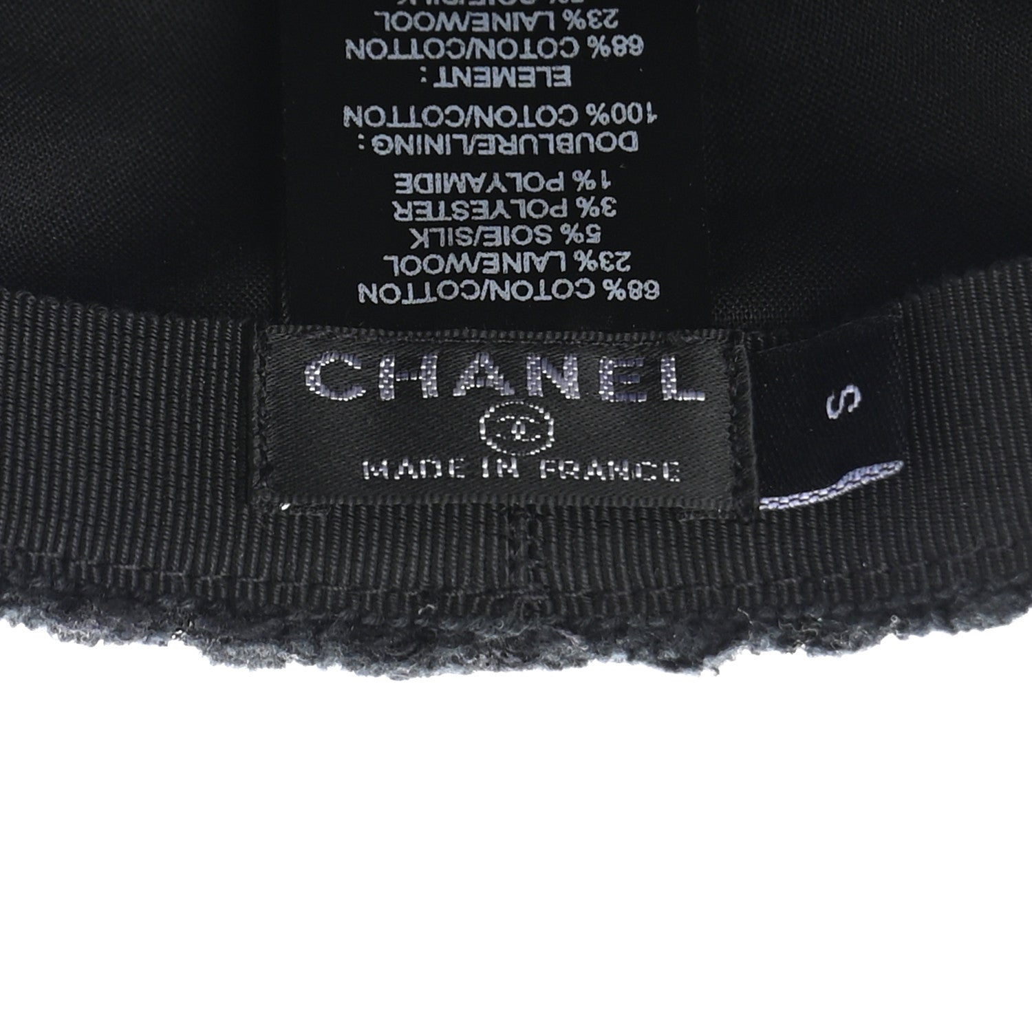 Chanel Tweed Fantasy CC Cap S Black 8 of 12